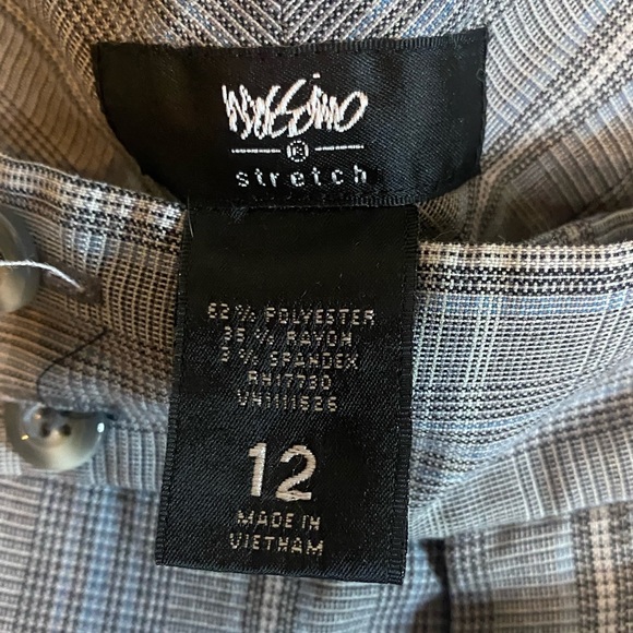 Vintage Mossimo Grey Women Capri Slacks Size 12 - Picture 3 of 4